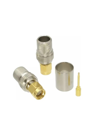 Sma Erkek Lmr400 Sıkmalı Tip Rf Konnektör Sm400