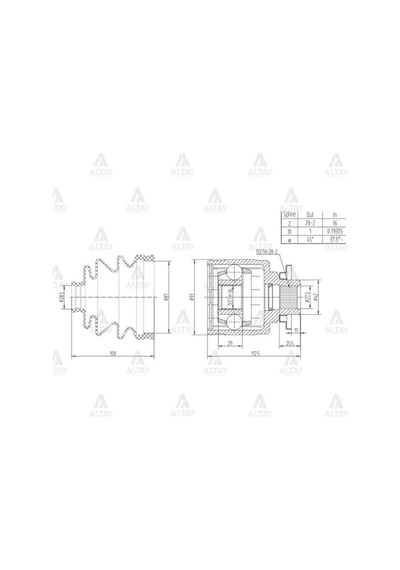 Maher Aks Kafası İç B-2500 Ranger / Sol 28x36x42 6m343b414ba