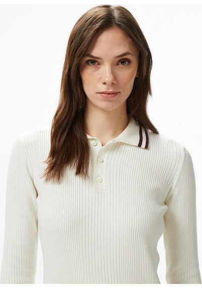 Nautica Kadın Krem Regular Fit Kazakdüz57k113t