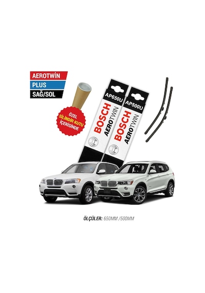 Bosch Aerotwin Plus BMW X3 Silecek Takımı (2011-2017 F25)