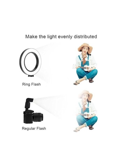 10 İnç 3500-6000K Ayarlanabilir Led Stüdyo Ring Light Halka Işık