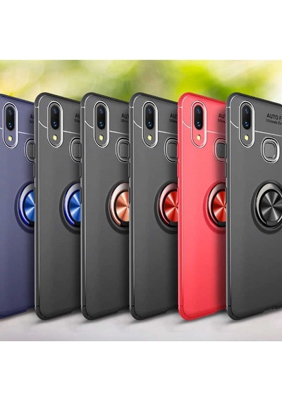Samsung Uyumlu Galaxy A10s Kılıf Zore Ravel Silikon Kapak Mavi