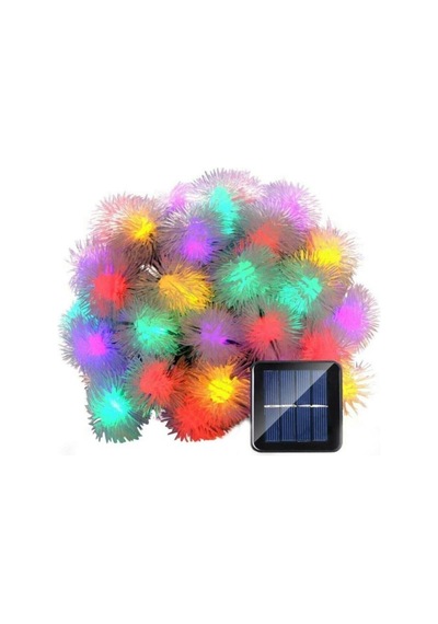 6.5 Metre 30 Led Rgb Çok Renkli Kar Tanesi Güneş Enerjili Su Geçi