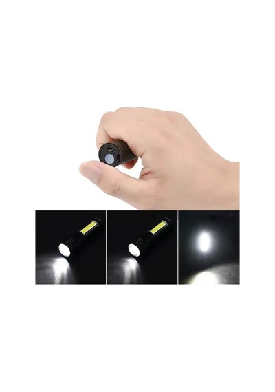 Mini Çok Güçlü Şarjlı El Feneri Xpe-cob Led Wt-030 -Çok Renkli