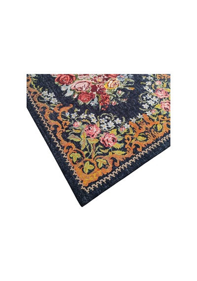 Çam Halı Anatolia 32-028 Karabağ Halısı Desenli Dokuma Tabanlı Yıkanabilir Şönil Salon Ve Oda Halısı Multi 6