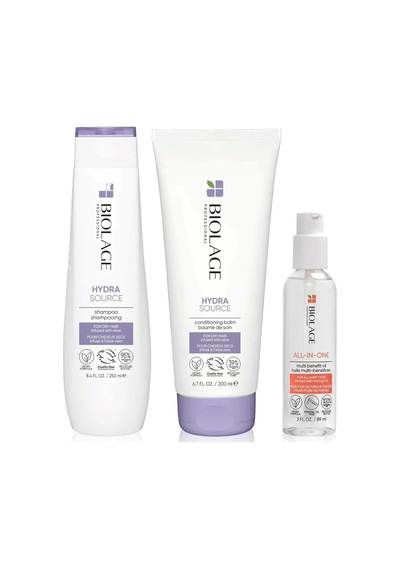 Biolage Hydrasource Nemlendirici Şampuan 250 Ml - Saç Kremi 200 Ml Ve Saç Yağı 89 Ml Şampuanlar