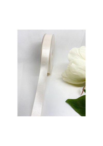 Saten Kurdele Ekru 1 Cm 10 Metre - 691735517 Diğer