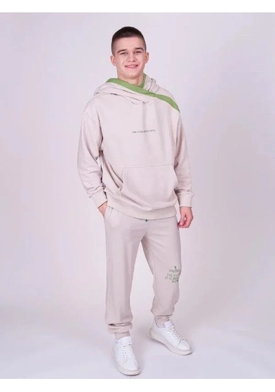 Marions Çocuk 2 İplik Kumaş Pamuklu Sırtı Yazı Detaylı Kapüşonlu Tasarım Sweatshirt-13541 Bej Marions Çocuk 2 İplik Kumaş Pamuklu Sırtı Yazı Detaylı Kapüşonlu Tasarım Sweatshirt-13541 Bej