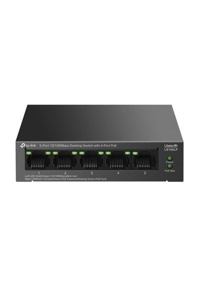 Tp-lınk 5port 41w 4port Poe 10/100 Yönetilemez Switch Ls105lp-212886