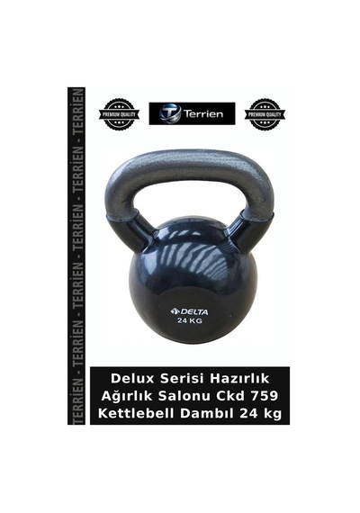 Delux Serisi Hazırlık Ağırlık Salonu Ckd 759 Kettlebell Dambıl 24 Kg