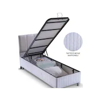 Alf Crystal Sandıklı Profil Baza Tek Kişilik Başlık Hariç 90 x 190 CM