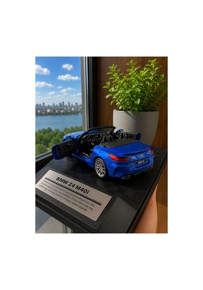 Bmw Z4 M40i Diecast Model Araba 1:26 Ölçek Kutulu Özel Standlı Bmw Z4 Diecast Araba 18660301