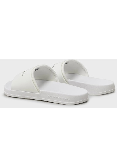 Calvin Klein Calvın Kleın Erkek Terlik Ym0ym00361-ybr Ym0ym00361-ybr Beyaz