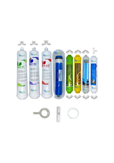 Pws Kapalı Kasa Su Arıtma Cihazı Hft 8li Reverse Osmosis Mebran Alkali+mineral+detox+tatlandırıcı