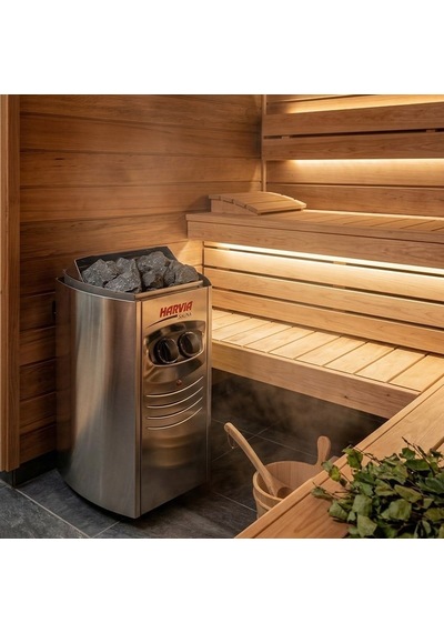 Astral Pool Harvıa Vega Compact Gövdeden Kumandalı Sauna Sobası 3,5 Kw 2-4 M3 7 Kg Taş Kapasitesi -toptancıyızbiz