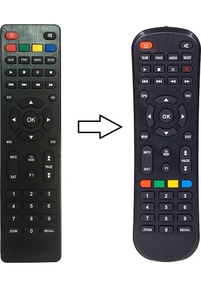 Mastertech Mr-800 Hd Uydu Alıcı  Kumandası