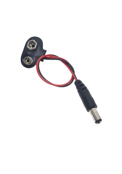 9V Pil Adaptör Dönüştürücü Bağlantı Kablosu 9 Volt Pil Arduino