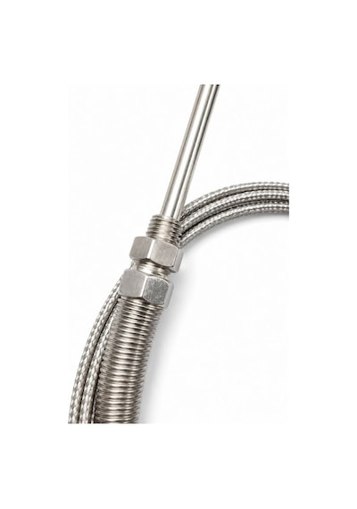 Wrnt-03 K Tipi M8 Vidalı Termokupl Sıcaklık Sensörü - 15 Cm Prob / 2m Kablo