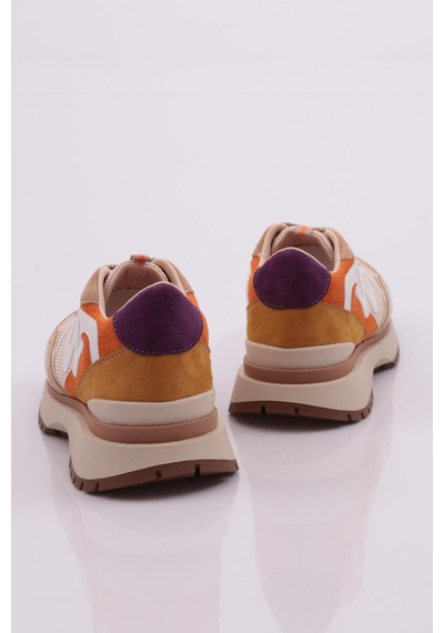 Dgn 55100 Kadin Sneaker Nude Multi