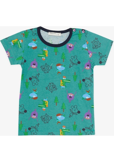 Breeze Erkek Bebek Pijama Takımı Neşeli Hayvanlar Alemi Dostluk Temalı 9 Ay-3 Yaş, Yeşil-yeşil Yeşil