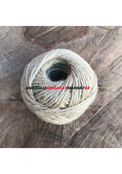 2Mm Jüt Halat Kendir Ip Dekoratif Kendir Ip Hasır Ip Kırnap Çok Renkli