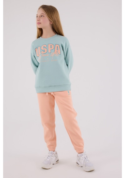 U.S. Polo Assn. U.s. Polo Assn Kız Çocuk Yeşil Eşofman Takımı Us2315-c-v2 Yeşil
