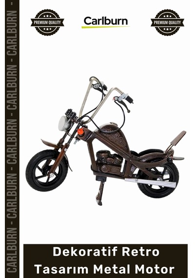 Özel Üretim Dekoratif Retro Tasarım Koleksiyonluk Masaüstü Ofis Aksesuar Dayanıklı Model Metal Motor
