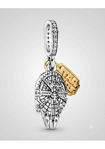 Yıldız Savaşları Sallantılı Gümüş Charm