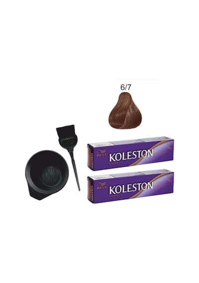 Koleston Saç Boyası 6/7 Çikolata Kahve 50Ml X2Adet+ Boyama Seti