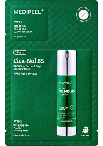 Medipeel Phyto Cica-nol B5 3000 Shot Serum 2 Step Mask 1,5 G + 25 Ml 1 Adet