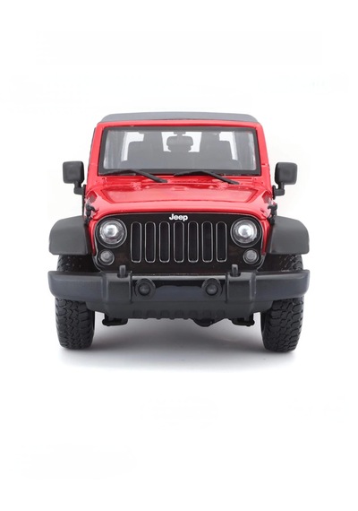 Maisto 1:18 Ölçek 2014 Jeep Wrangler Kırmızı Model Araba
