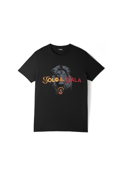 Gsstore Galatasaray Solo Il Gala Aslan Erkek T-shirt E251551 Siyah