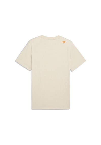Puma Mclaren Small Logo Erkek Bej Günlük Stil T-shirt 63744806