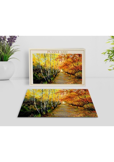 Bk Home Yağlıboya Tasarımlı 1000 Parça Profesyonel Puzzle-22