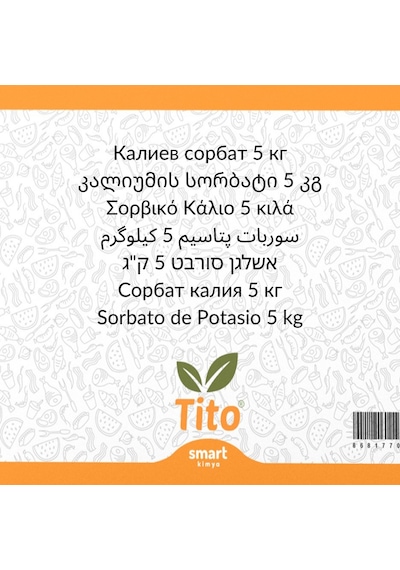Potasyum Sorbat E202 5 Kg