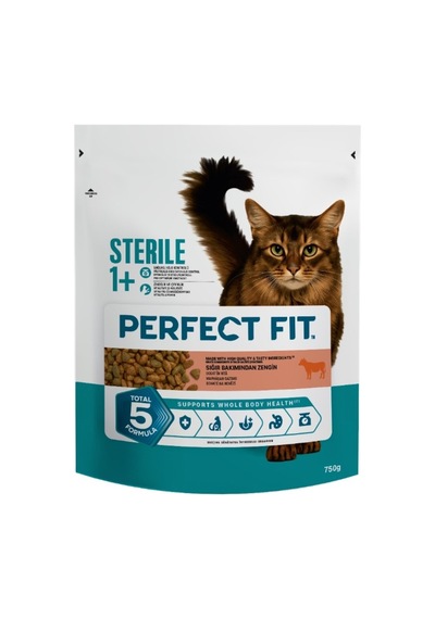 Perfect Fit Kısır Yetişkin Sığırlı Kuru Mama 750 G - 3 Adet Tarı