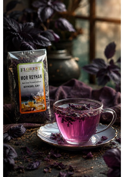 Florest Mor Reyhan Bitki Çayı 50 G Mor Reyhan - 913955054