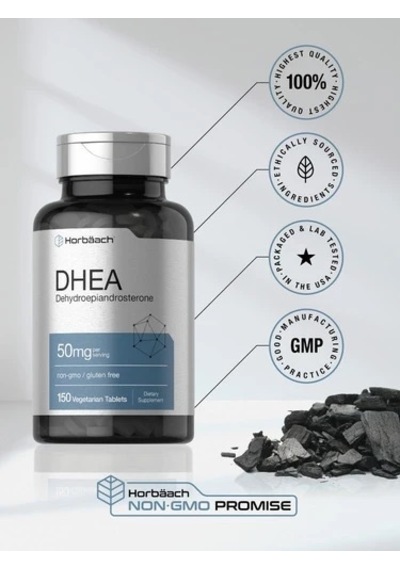Dhea 50mg Per Serving 150 Tablets