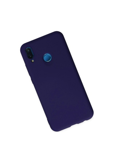Newface Huawei P20 Lite Kılıf Nano İçi Kadife Silikon Glblseme - 32 - Mor