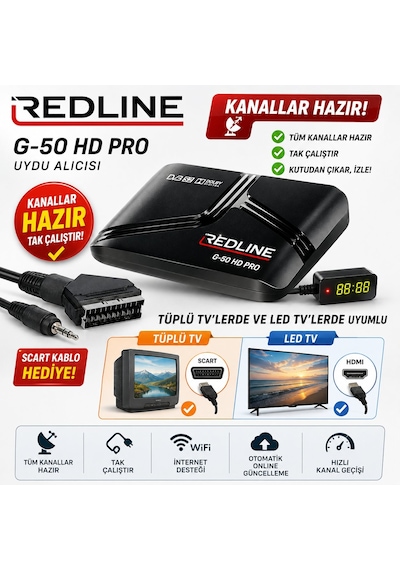 Tüplü Tv Uyumlu Full Hd Uydu Alıcısı