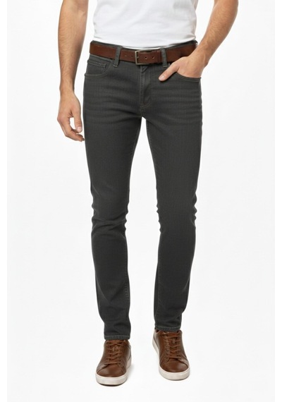 Erkek Silim Fit Jeans Model Pantolon 310 Bgl-st04976 Füme