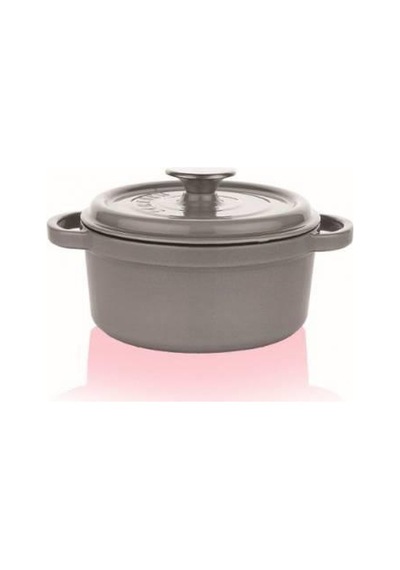 Schafer Guss Chef Demir Döküm 24Cm Derin Tencere Gri