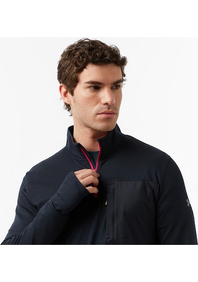 Under Armour Trail Run Quarter Zip Erkek Siyah Sweatshirt 1383244 2800282