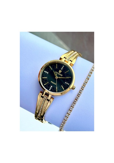 Rym-1043 Quartz Kadın Kol Saati - Su Geçirmez - Kasa Ve Kordon Çelik - 2 Yıl Garanti Gold-siyah Sarı