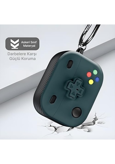 Ayrex İle Uyumlu Gaming Serisi Hybrid Tasarım Kılıf Iç Kısmı Tpu - Dış Kısmı Polikarbonat - Kenarları Fiber K