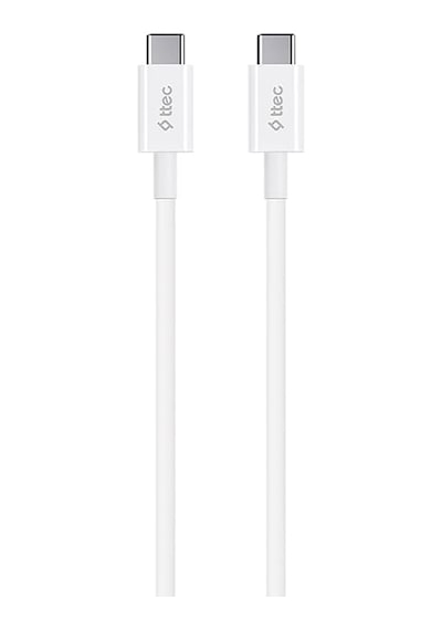 Usb-c - Usb-c 120cm 60w Pd/qc Hızlı Şarj/data Kablosu Beyaz Standart