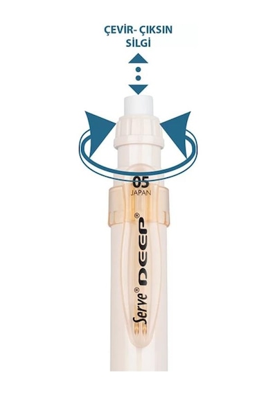 Serve Deep Mekanık Kursun Kalem 0.5mm Fildişi