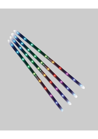 Hubrendy Tekno Led Yağmur Işığı Seti 10 Adet Meteor Çubuk Aydınlatma