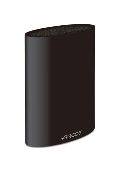 Arcos Tacos - 20 Cm&apos Ye Kadar Bıçaklar İçin Evrensel Bıçak Bloğu - Termoplastik Kauçuktan Üretilmiştir 220 X 160 X 65 Mm - Siyah -