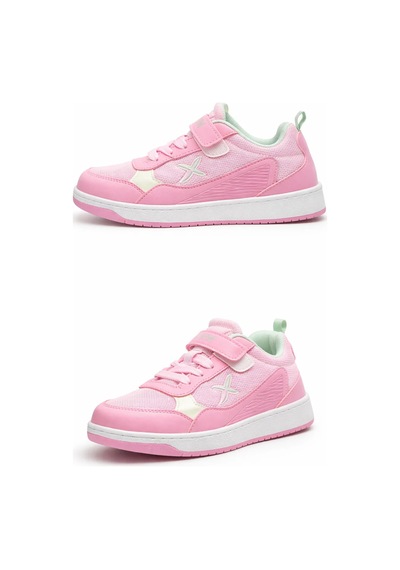 Pembe Çocuk Günlük İnce Taban Bağcıklı Rahat Günlük Yürüyüş S... Pembe
